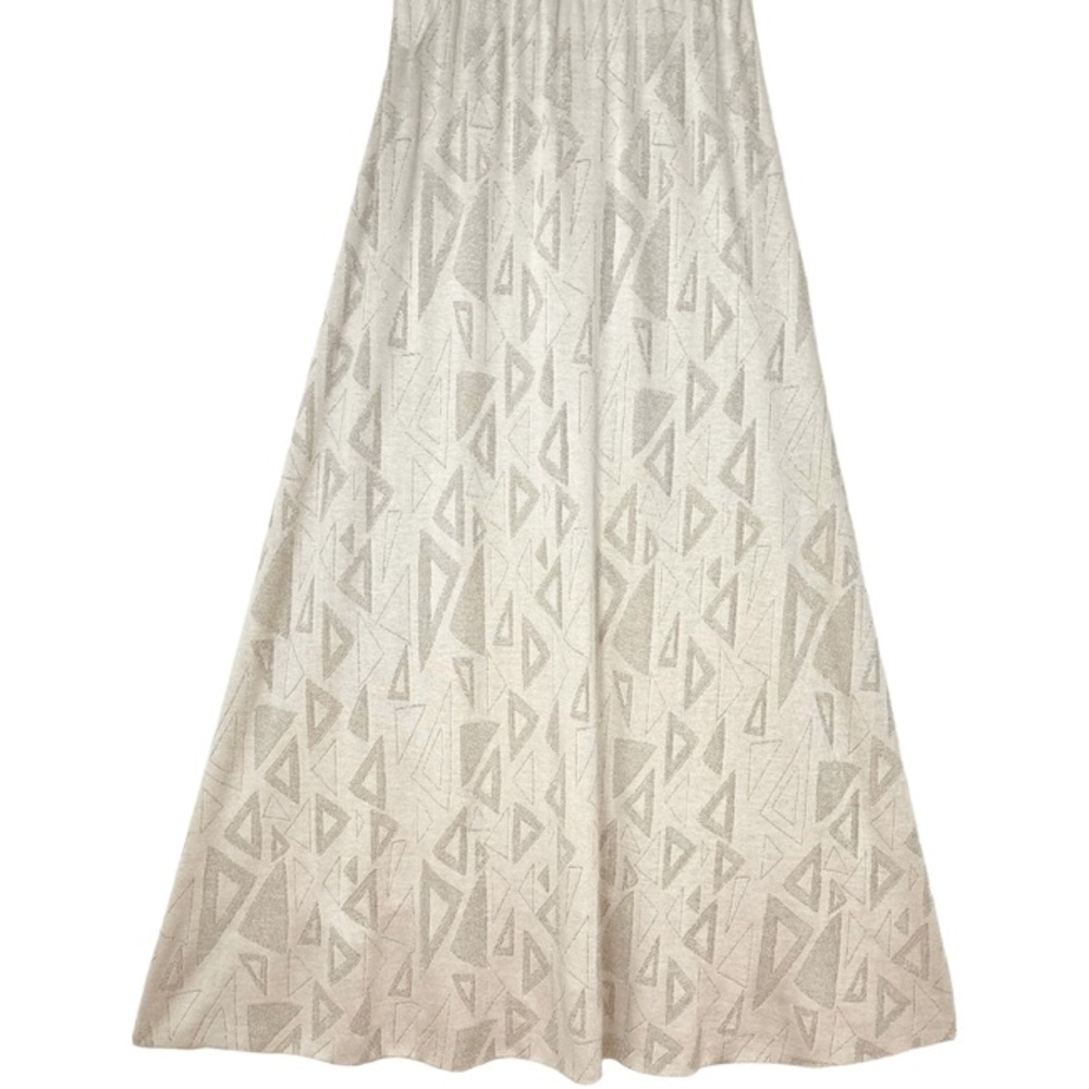 Buru x Tori Mellott capsule collection gold knit maxi skirt LIKE NEW